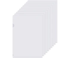 30 a4 formato skaidrių aplankų rinkinys, dokumentų aplankai, plastikinė dokumentų dėklas, skaidrios kišenės, a4 formatas, dokumentų aplankai, dokumentų aplankai biurui, mokyklai, namams (skaidrūs)