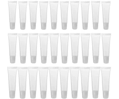 30 dalių kosmetikos pakavimo tūbelės, mini skaidrus pakavimo buteliukas, kelionės reikmenys, tinkamas šampūnui, odos priežiūros produktams, lūpų dažams