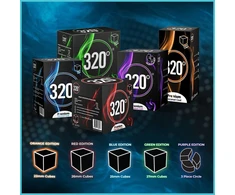 320° Premium kokoso natūralios anglys (25 mm kubeliai) kaljanui ir Bbq - 1kg [shisha anglis]