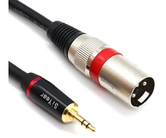 3.5mm Mini Jack Stereo į Xlr Male Mikrofono Kabelis 3m