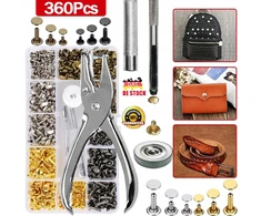 360 vnt. Odinės kniedės, dvigubos gaubtinės kniedės, tuščiavidurės kniedės, 6/8 mm