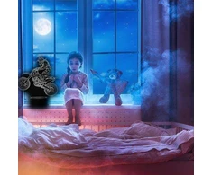 Pakabinamas šviestuvas 3d Led optinė iliuzija lempos naktinė šviesa, Lsmy 7 spalvų jutiklinio meno skulptūros šviestuvai su Usb laidais miegamojo stalo dekoravimo lempa vaikams suaugusiems, mtb Motokroso dviratis
