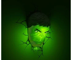 3d Light Fx Marvel Hulk 3d dekoratyvinis Led sieninis šviestuvas