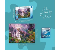 3D Puzzle Ravensburger 200 detalių Xxl dėlionė "dinozaurų pasaulis" vaikams nuo 8 m.
