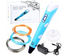 Spausdintuvas 3d rašiklis magic pen 3d + filamentai Za3932