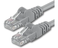 3m Cat 6 ethernet kabelis 1 gigabitas/s rj45 lan patch cord, suderinamas su internetu, maršrutizatoriumi, modemu, smart tv, pc ir nešiojamojo kompiuterio jungikliu, pilkas - 1 vnt. - 3m