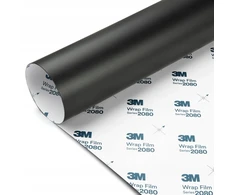 3m juoda matinė automobilinė plėvelė M12 2080, 10x100cm