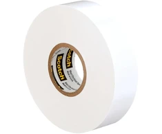 3m Scotch 80611211550 Vinyl Spalvota Izoliacinė Juosta, 19mm x 20m, Balta
