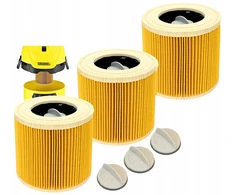 3x Filtrai Karcher Mv2, Mv3, Wd2, Wd3, Se4001, Kwd