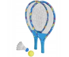 4 dalių teniso rinkinys Xl Raketės kamuoliukas badmintono kamuoliukas