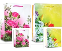 4 dovanų maišelių rinkinys din a4 ir din a5 dovanų maišeliai 18 x 23 x 10 cm ir 32 x 26 x 12 cm gimtadienio dovanų maišeliai popierius 160 g/m² dovanų pakavimo rinkinys combi large 12