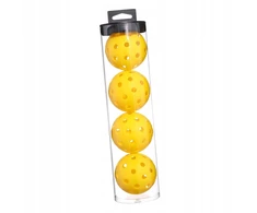 4 pickleball kamuoliukai, specialiai sukurti, 40 geltonų