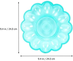 4 vnt. plastikiniai kiaušinių laikikliai šaldytuvui ir stalui