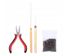 4 vnt. / rinkinys plaukų priauginimui Micro Ring