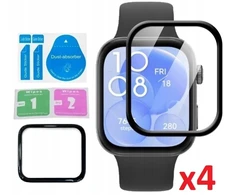 4 x Hybridinis 3d stiklas, skirtas Huawei Watch Fit 3
