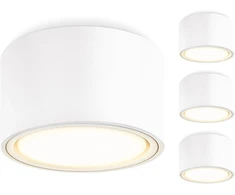 Lubinis šviestuvas 4 x Led Lubiniai Šviestuvai Balti 95x55mm, 6w, 680lm, 3000k