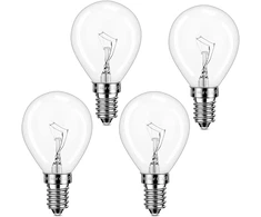 4 x Orkaitės lemputė 40w E14 2700k 300°c atspari karščiui