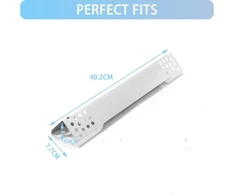 40,2 cm degiklio dangtelio atsarginės dalys, skirtos rösle videro serijos g3, g3-s, g3-s nero, vario+, nerūdijančio plieno liepsnos skirstytuvas, skirtas rösle videro g2, g4, g6 serijoms ir zanzibar, 3 vnt.
