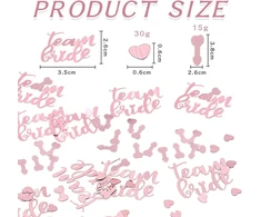 45g dekoratyvinis konfeti rožinio aukso konfeti nuotakos vakarėliui stalo dekoracija kūrybingi personalizuoti konfeti vakarėlio reikmenys