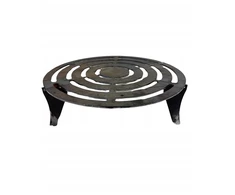 4Elementi Kepsninės grotelės, metalinės grotelės lauko židiniui Poa, priedai, 35 cm