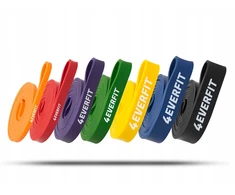 4everfit 7 gumų juostų rinkinys treniruotėms Power Band Fitness