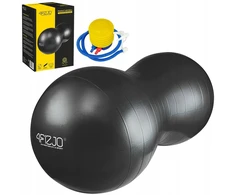 4fizjo reabilitacinis gimnastikos kamuolys peanut ball fasolė su pompa 90cm