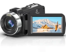 4k vaizdo kamera, 18x skaitmeninis priartinimas wifi vaizdo kamera, 48mp ultra hd vlog'ų kamera, 3.0 colių jutiklinis ekranas skaitmeninė kamera su nuotolinio valdymo pulteliu
