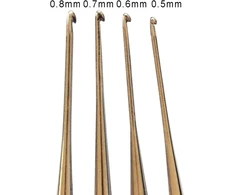 4M 4 Nėrimo Kabliukų Rinkinys, Ergonomiški, 0.5-0.8mm