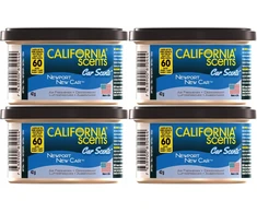 4x California Scents Newport New Car kvapioji dėžutė automobiliui 42g