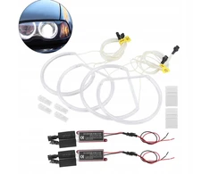 4x Ccfl Angel Eye Halo Led žiediniai žibintai balti ne projektoriai skirti Bmw E46 serijai