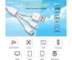 Atminties kortelė 5-in-1 kortelių skaitytuvas, sd/tf/ms/cf/xd kortelių skaitytuvas, skirtas iphone/ipad/pc, lightning + usb a + usb c atminties stick pro duo adapteris, aliuminio atminties kortelių skaitytuvas usb c lightning otg adapteris, plug and play