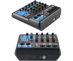 5 Kanalų Dj Mikseris su Fx Efektais: Reverb, Delay