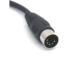 5 kontaktų din į ps/2 kabelio adapteris, 5 kontaktų midi male į 6 kontaktų mini din female adapteris, skirtas mouser at klaviatūrai (5 male į 6 female)