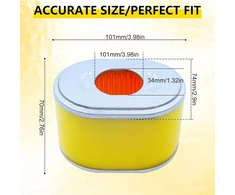 5 oro filtrų rinkinys, skirtas honda gx160 gx200 gx140 gx100 gx110 gx120, adefol oro filtras su išankstiniu filtru, profesionalios oem oro filtro atsarginės dalys, oro filtras tinka 5 ag, 5,5 ag, 6 ag varikliams
