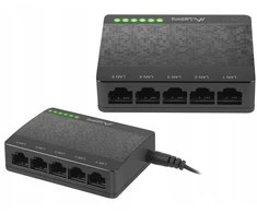 5 prievadų switch'as 10/100 Mb/s Lanberg