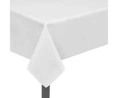 5 Staltiesės, Baltos, 250 x 130 cm