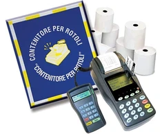 5 Stelle terminio popieriaus ritinėlių pakuotė, 100 vnt., 57 mm x 20 m - bankomatams, kasos aparatams su terminu popieriumi - geriausia kokybė