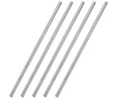 5 vnt. 304 nerūdijančio plieno strypai, 4x200 mm, universalūs