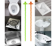 5 vnt. 51 cm kanalizacijos valymo spiralė, lanksti
