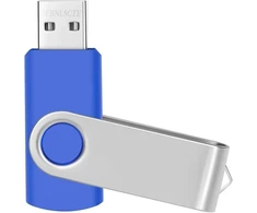 5 vnt. Usb 2.0 atmintinės, 2gb, su besisukančiu dizainu