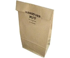 50 kraft maišelių "hangover Kit Antiresaca" tekstas anglų kalba