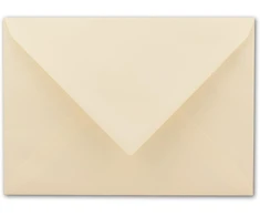 50 vnt. din c5 formato kreminių vokų su rievėta struktūra, 22,9 x 16,2 cm, 100 g/m², drėgnai klijuojami pašto vokai be langelio, idealiai tinkantys kalėdiniams atvirukams ir kvietimams iš Glüxx-agent