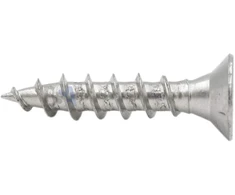 500 varžtų 3 x 18 mm su pilnu sriegiu Irox plienas, nikeliuota galvutė, kryžminis Pozidriv Pzd įleidžiamas varžtas skirtas medžiui ir drožlių plokštei 3 x 18 drožlių plokštė