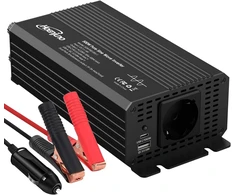 500 W inverteris 12 V į 230 V grynos sinusinės bangos įtampos keitiklis su Pd 65 W ir Qc 3.0 Usb prievadais