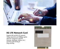5g lte tinklo plokštė m.2 s3 key b 1gbps downlink 75mbps uplink stabili 4g lte modulis nešiojamam kompiuteriui stacionariam kompiuteriui plug and play lte fdd, lte tdd, wcdma, 10