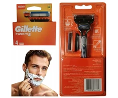 6 Gillette Fusion skustuvo galvutės + Gillette Fusion skustuvas dovanų!