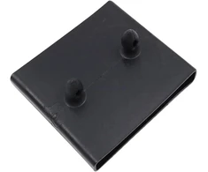 6 juodų plastikinių lentjuosčių laikiklių, skirtų pakeisti lentjuostes viengulėms dvigulėms lovoms, 65 mm x 9 mm