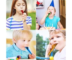 6 kazoo instrumentų rinkinys, kazoo, metaliniai kazoo, tinkami vaikams, suaugusiems ir muzikos pradedantiesiems, vaikų vakarėlių dovanos
