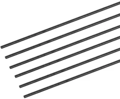 6 vnt. anglies pluošto strypai 2 mm x 300 mm modeliams ir dronams