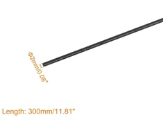 6 vnt. anglies pluošto strypai 2 mm x 300 mm modeliams ir dronams